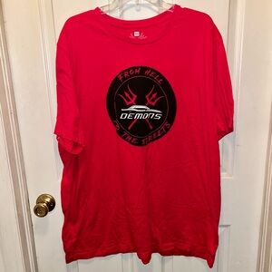 CHALLENGER DEMONS From Hell To The Streets Short Sleeve Shirt. Sz 3XL.